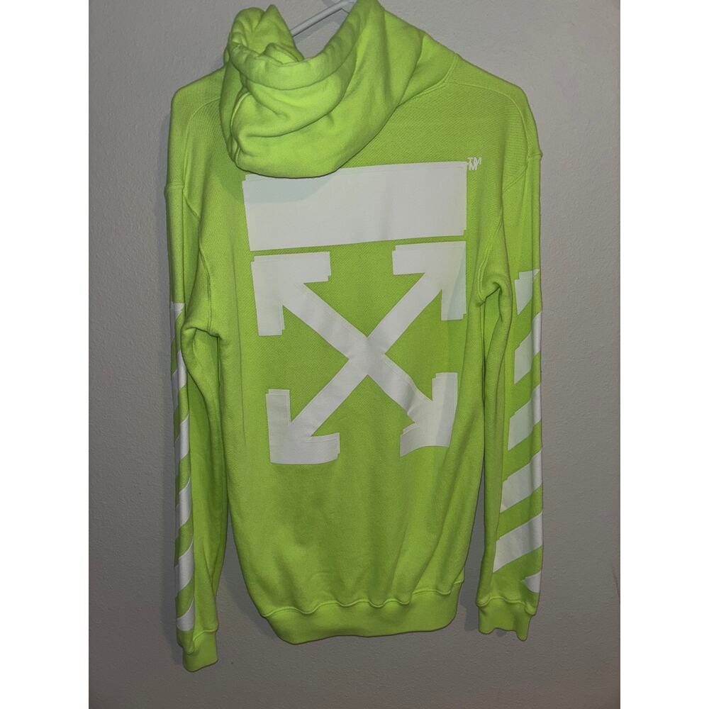 Off-White Diagonal Carry Over long Hoodie